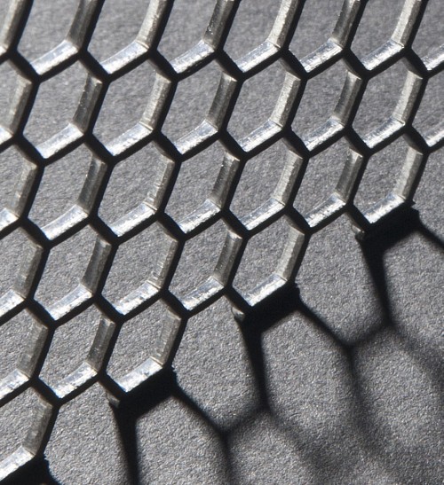 Perforation with hexagonal holes